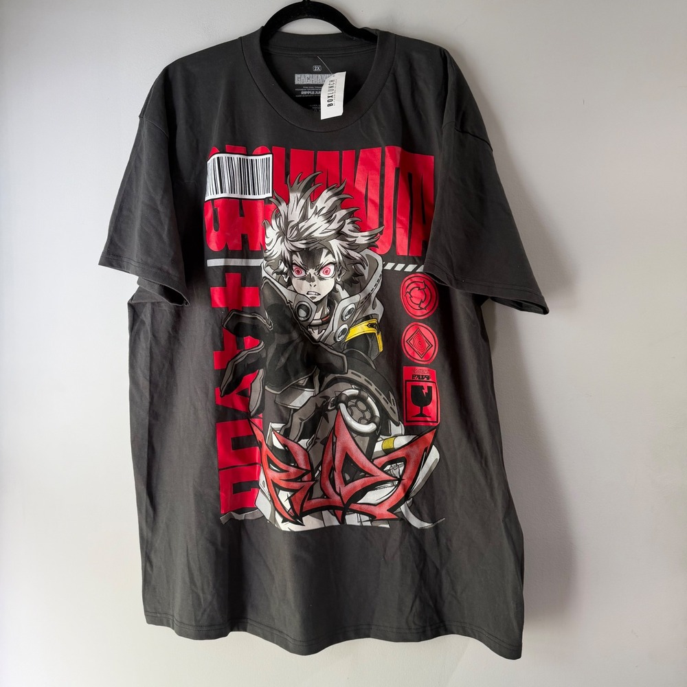 Ripple Junction Gachiakuta T-Shirt Mens 2X Black NEW Rudo Anime Manga BoxLunch